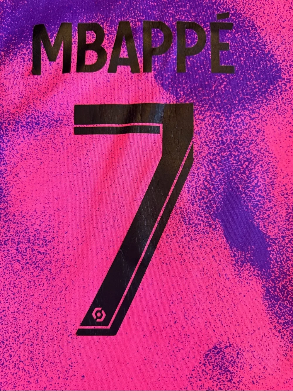 Mbappe Paris Saint-Germain Kids Pink & Purple Short Sleeve Soccer Jersey
